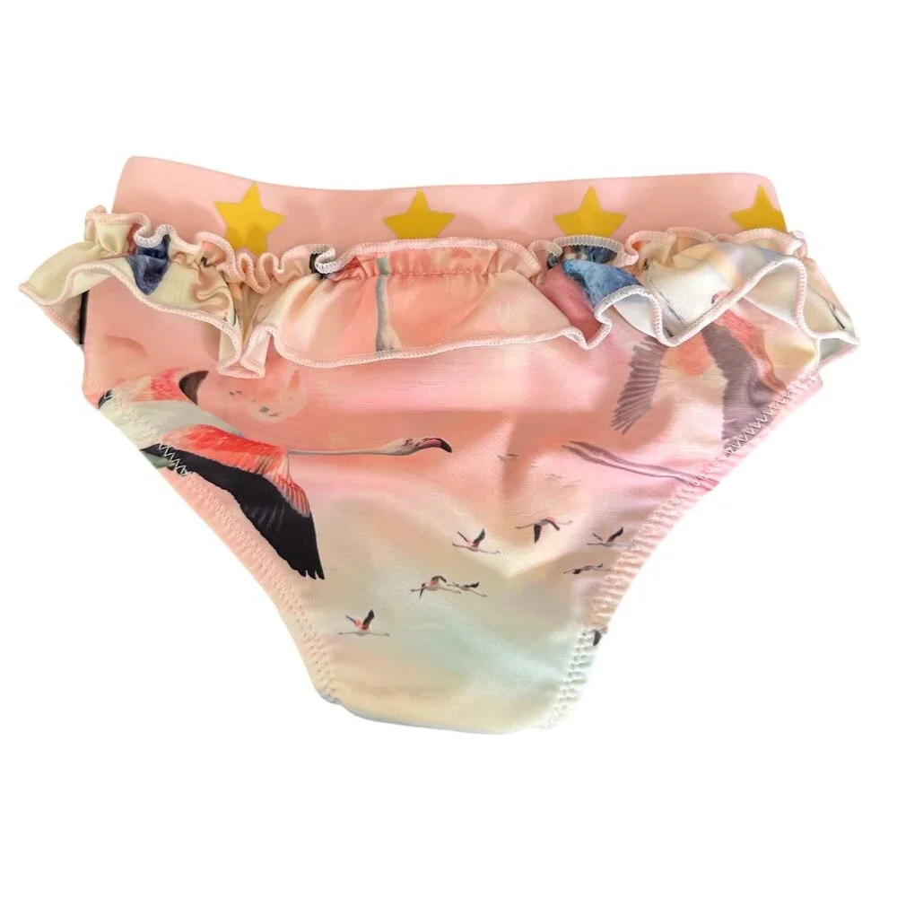 Molo Baby Toddler Girl Pink Bikini Size 18 Months